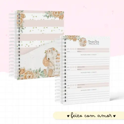 Arquivo Digital - Kit Maternidade - Baby Elefante Menina 2.0