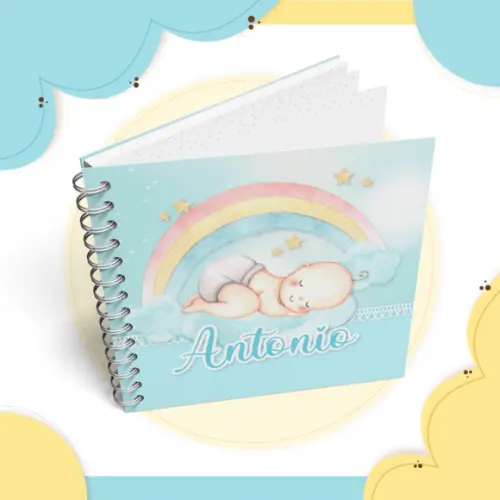 Arquivo Digital - Kit Maternidade - Bebê Arco Iris Menino 02