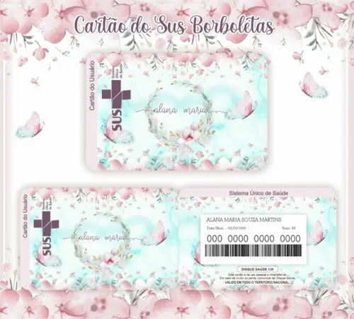 Arquivo Digital - Kit Maternidade - Borboletas 01