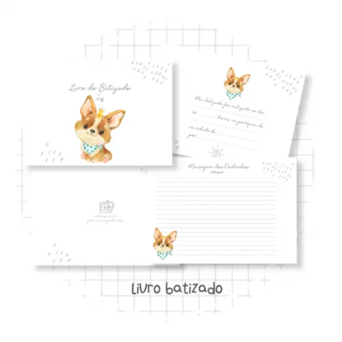 Arquivo Digital - Kit Maternidade - Cachorrinho