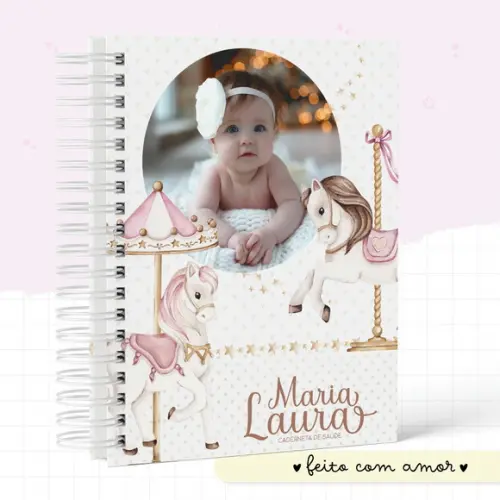 Arquivo Digital - Kit Maternidade - Carrossel Menina 04