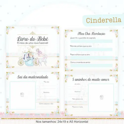 Arquivo Digital - Kit Maternidade - Cinderela 02
