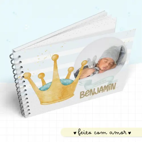 Arquivo Digital - Kit Maternidade - Coroa Menino
