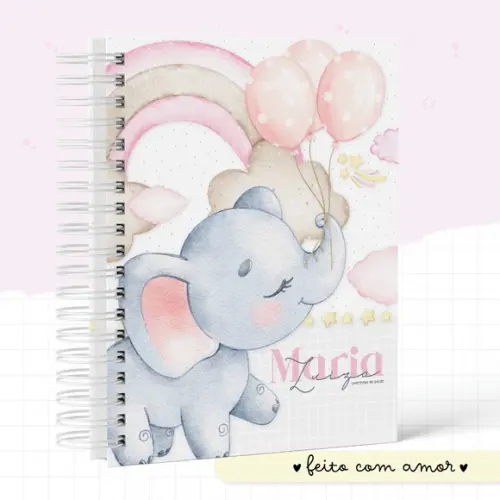 Arquivo Digital - Kit Maternidade - Elefante Balões Menina