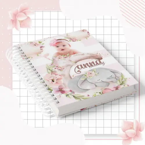 Arquivo Digital - Kit Maternidade - Elefante Menina 03