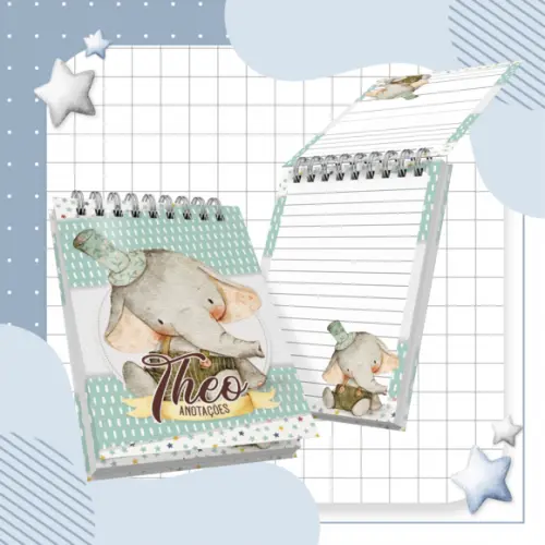 Arquivo Digital - Kit Maternidade - Elefante Vintage 03