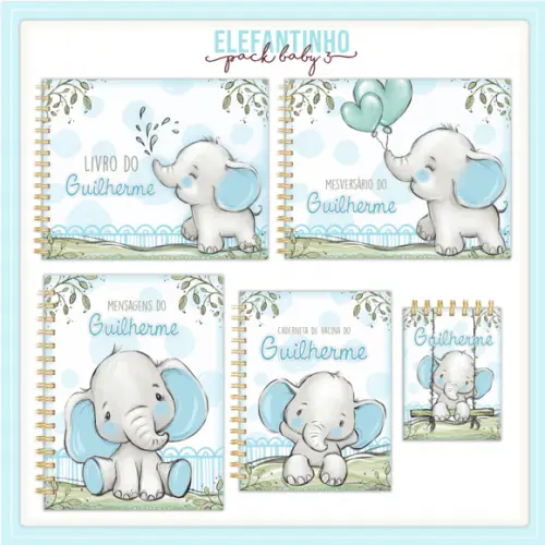 Arquivo Digital - Kit Maternidade - Elefantinho 01