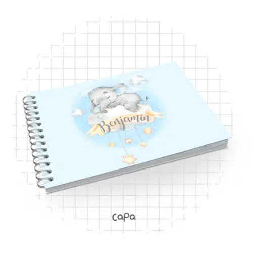 Arquivo Digital - Kit Maternidade - Elefantinho Menino