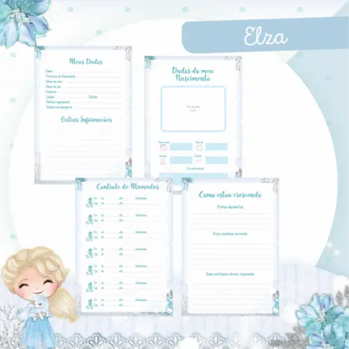 Arquivo Digital - Kit Maternidade - Elza Frozen