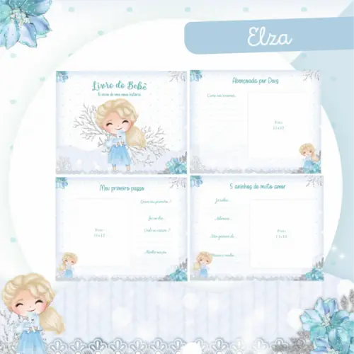 Arquivo Digital - Kit Maternidade - Elza Frozen
