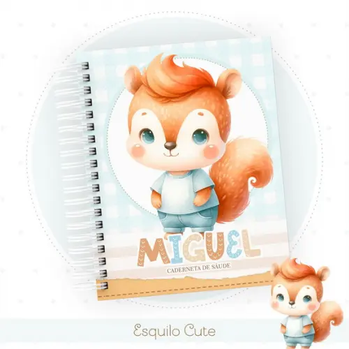 Arquivo Digital - Kit Maternidade - Esquilo Cute