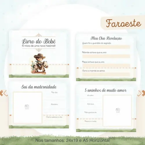 Arquivo Digital - Kit Maternidade - Faroeste