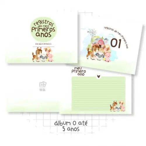 Arquivo Digital - Kit Maternidade - Fazendinha Baby