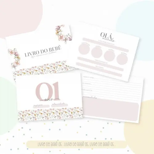 Arquivo Digital - Kit Maternidade - Floral Baby