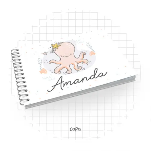 Arquivo Digital - Kit Maternidade - Fundo do Mar Menina 01
