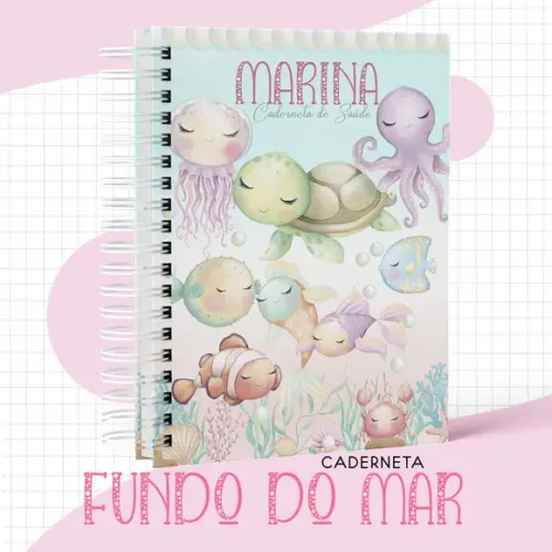 Arquivo Digital - Kit Maternidade - Fundo do Mar Menina 02