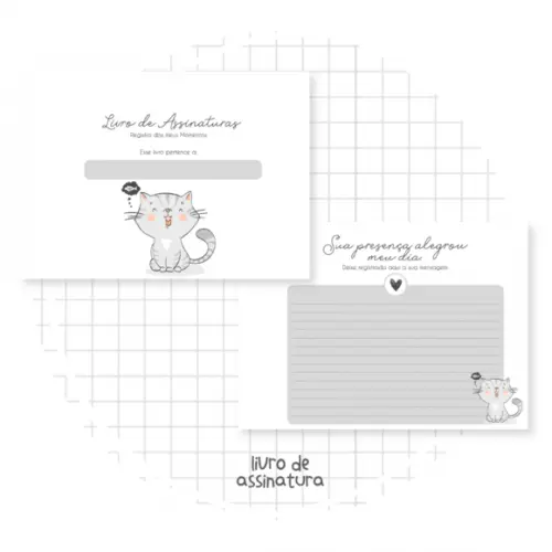 Arquivo Digital - Kit Maternidade - Gatinho