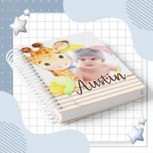 Arquivo Digital - Kit Maternidade - Girafa Aquarela 03