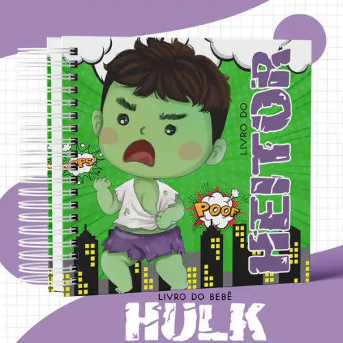 Arquivo Digital - Kit Maternidade - Hulk