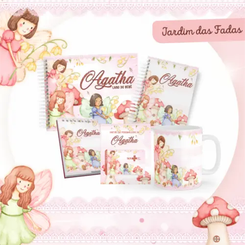 Arquivo Digital - Kit Maternidade - Jardim das Fadas