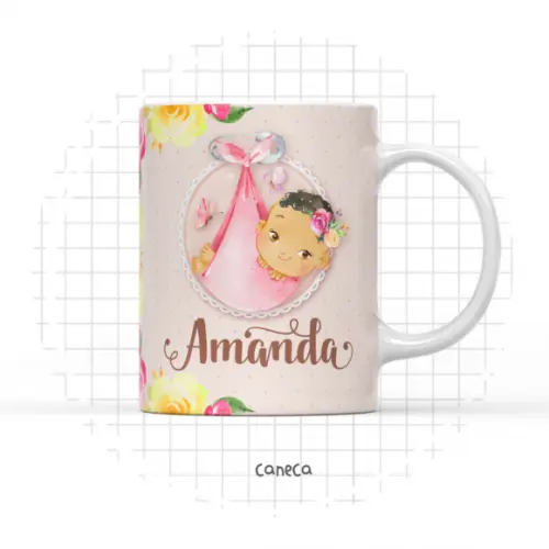Arquivo Digital - Kit Maternidade - Menina Negra