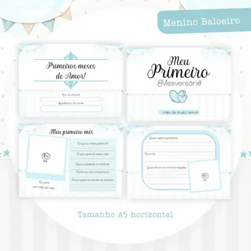 Arquivo Digital - Kit Maternidade - Menino Baloeiro