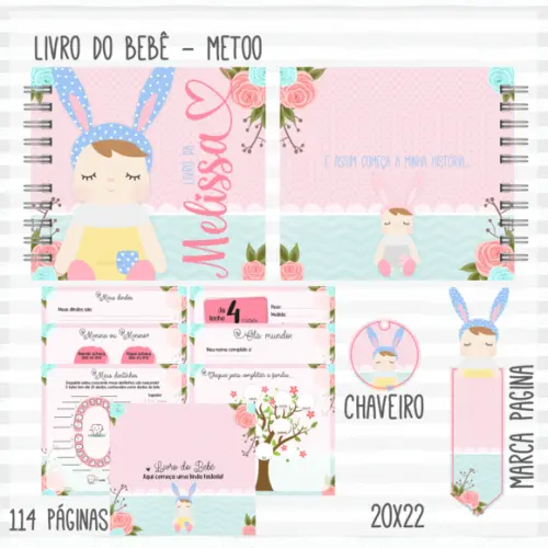 Arquivo Digital - Kit Maternidade - Metoo Doll
