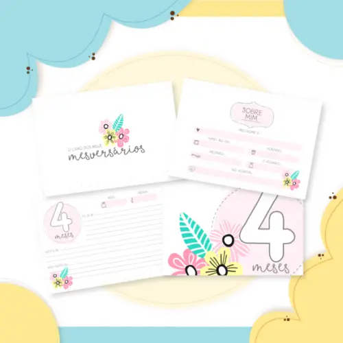Arquivo Digital - Kit Maternidade - Minimalista Menina 02
