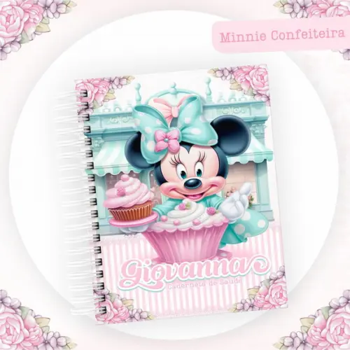 Arquivo Digital - Kit Maternidade - Minnie Confeiteira