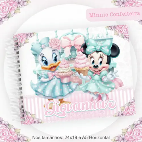 Arquivo Digital - Kit Maternidade - Minnie Confeiteira