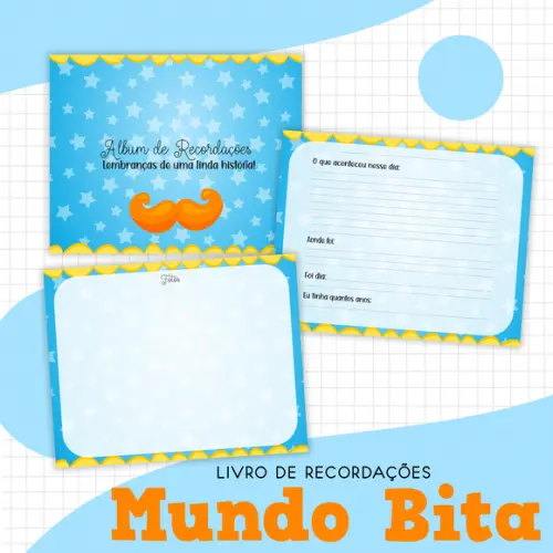 Arquivo Digital - Kit Maternidade - Mundo Bita Menino