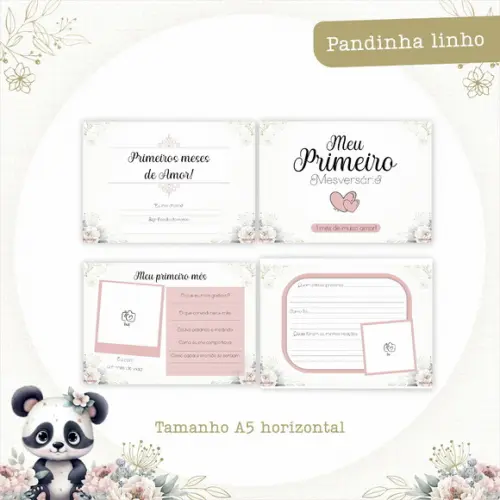 Arquivo Digital - Kit Maternidade - Pandinha Linho