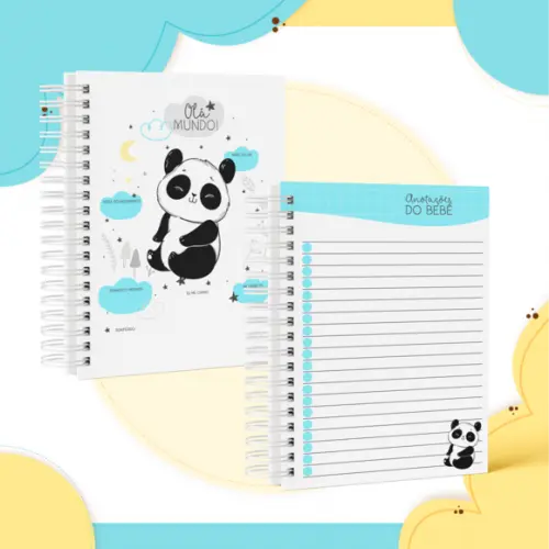Arquivo Digital - Kit Maternidade - Panda Menino 02