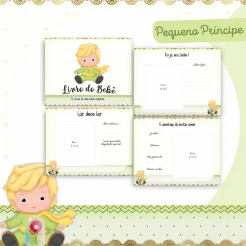 Arquivo Digital - Kit Maternidade - Pequeno Principe 01