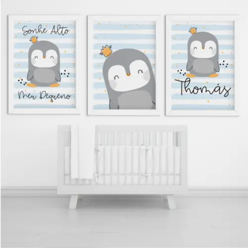 Arquivo Digital - Kit Maternidade - Pinguim