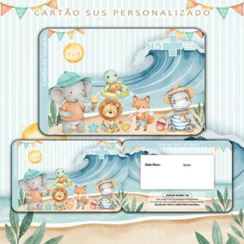 Arquivo Digital - Kit Maternidade - Praia Cute