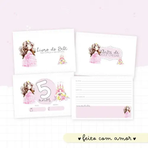 Arquivo Digital - Kit Maternidade - Princesa 04