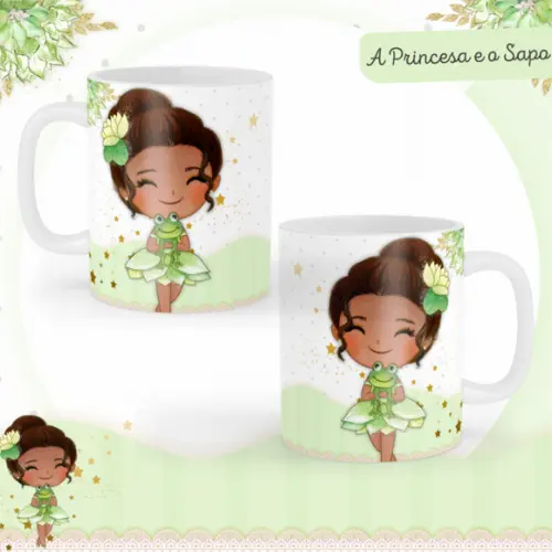 Arquivo Digital - Kit Maternidade - Princesa e o Sapo