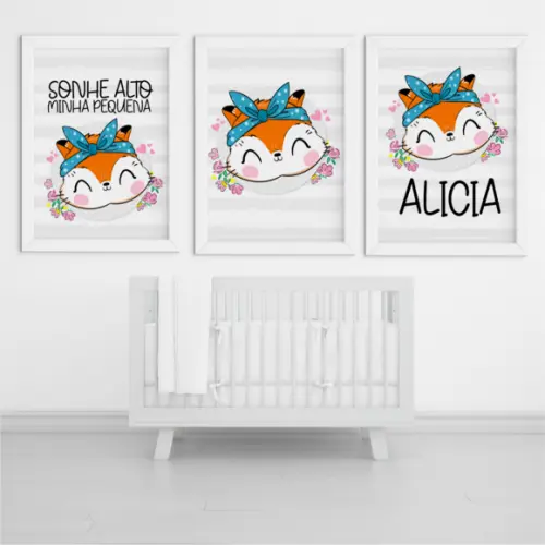 Arquivo Digital - Kit Maternidade - Raposa Menina