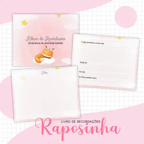 Arquivo Digital - Kit Maternidade - Raposa Menina 02