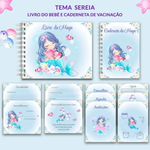 Arquivo Digital - Kit Maternidade - Sereia 02