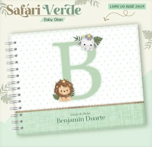 Arquivo Digital - Kit Maternidade - Safari Verde Inicial
