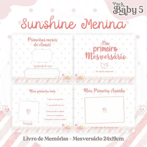 Arquivo Digital - Kit Maternidade - Sunshine Menina 02