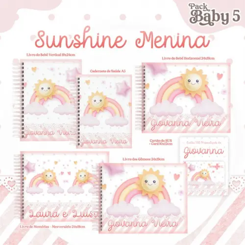 Arquivo Digital - Kit Maternidade - Sunshine Menina 02