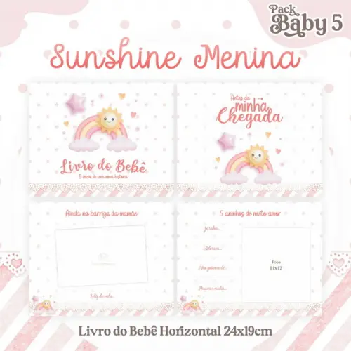 Arquivo Digital - Kit Maternidade - Sunshine Menina 02