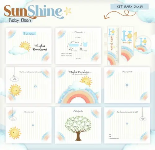 Arquivo Digital - Kit Maternidade - Sunshine Menino