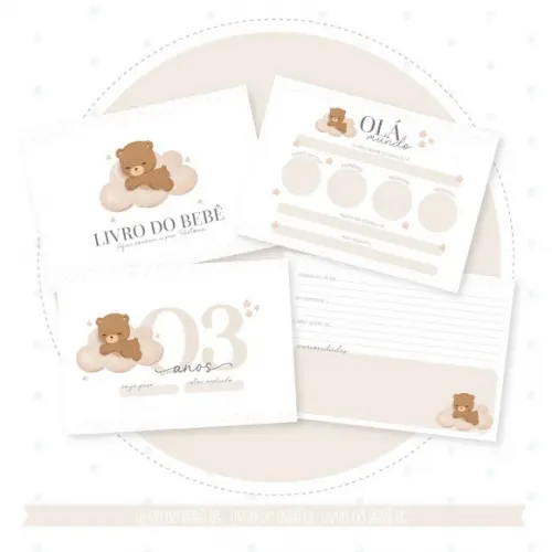 Arquivo Digital - Kit Maternidade - Ursa T05