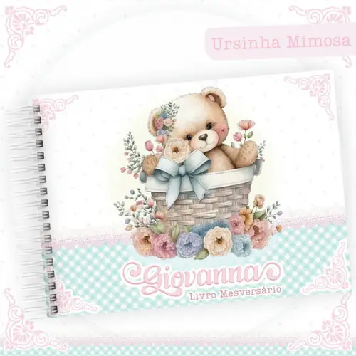 Arquivo Digital - Kit Maternidade - Ursinha Mimosa