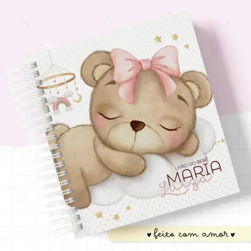 Arquivo Digital - Kit Maternidade - Ursinha Nuvem 04