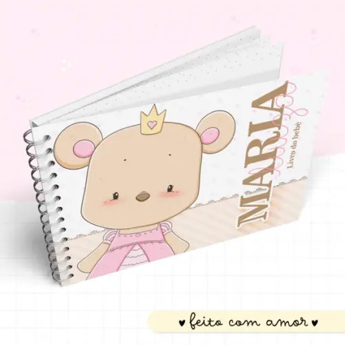 Arquivo Digital - Kit Maternidade - Ursinha Princesa 2.0